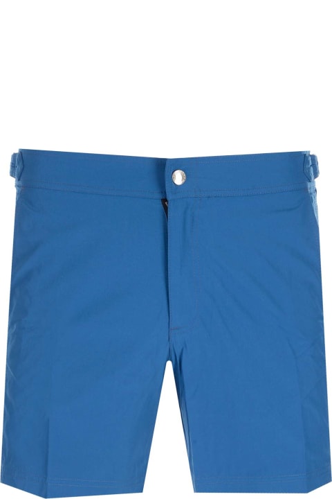 Alexander McQueen لـ Men Alexander McQueen Blue Swimsuit