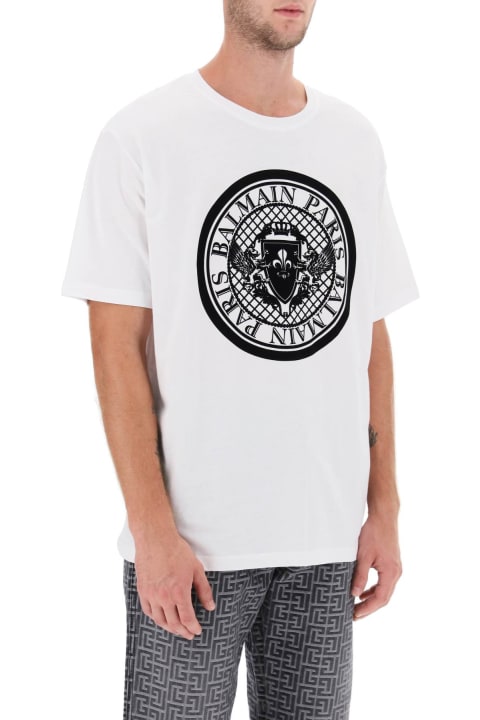 Topwear for Men Balmain Logo Medallion T-shirt