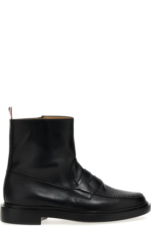 メンズ Thom Browneのブーツ Thom Browne 'penny Loafer' Ankle Boots
