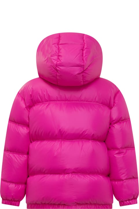 Topwear for Girls Versace Down Jacket With Logo