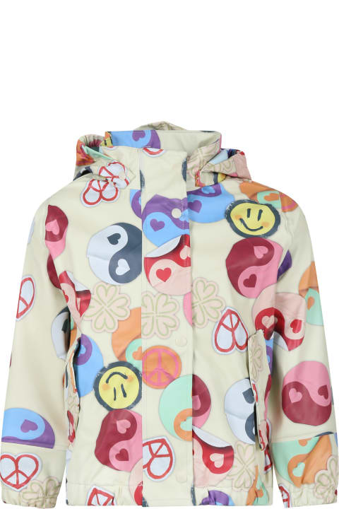 Molo Coats & Jackets for Girls Molo Ivory Zan Windbreaker For Girl