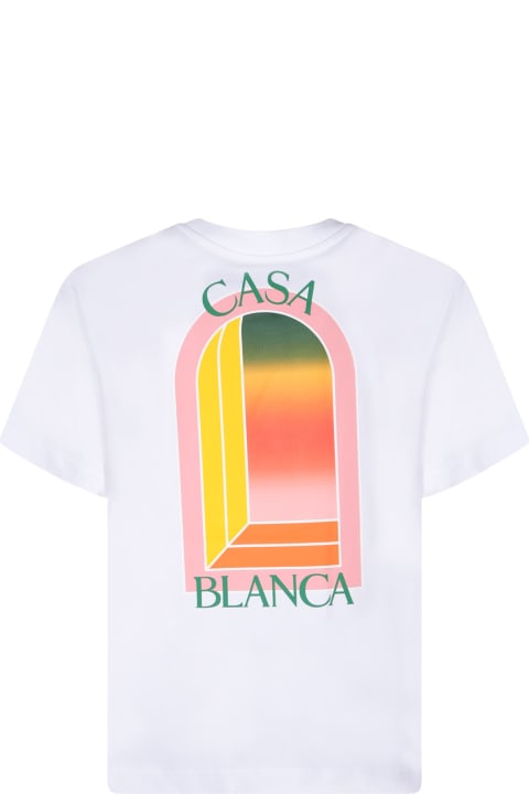 Casablanca Clothing for Men Casablanca Gradient Arch Logo T-shirt