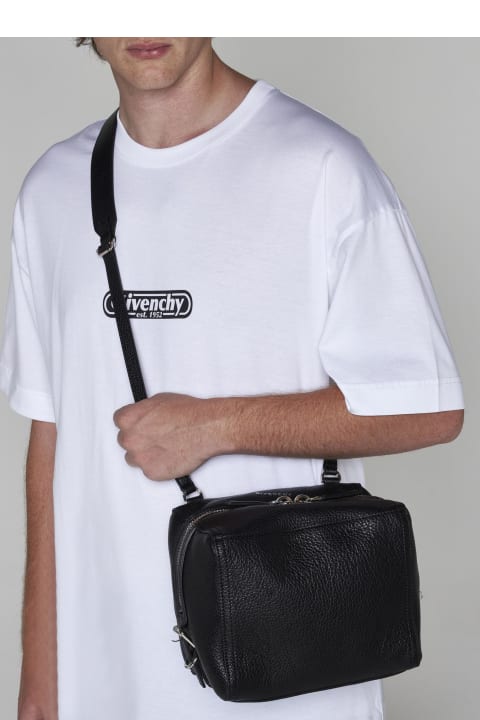 メンズ トートバッグ Givenchy Pandora Leather Small Bag