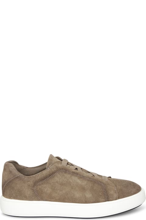 Officine Creative Sneakers for Men Officine Creative Suede Brown Sneakers