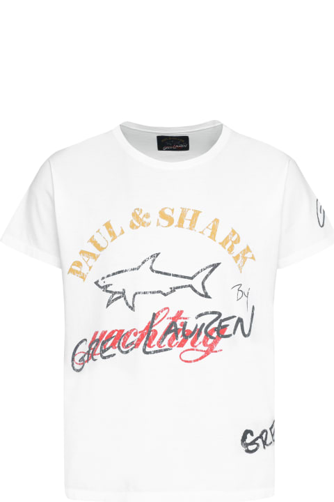 Homeware Paul&Shark Printed Cotton T-shirt
