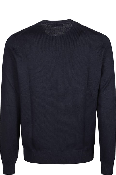 Homeware Fay Jumper In Blue Merinos Wool Knit