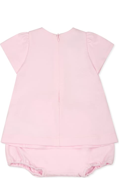 Bodysuits & Sets for Baby Girls Versace Pink Birth Set For Baby Girl With Medusa
