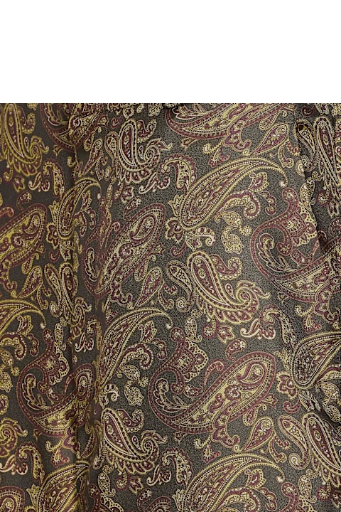 Saint Laurent Pants & Shorts for Women Saint Laurent Paisley Print Twill Pants