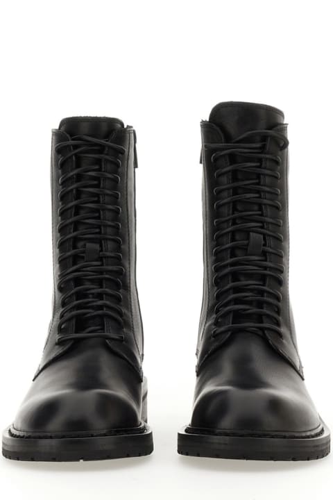 Boots for Women Ann Demeulemeester Leather Lace-up Boot