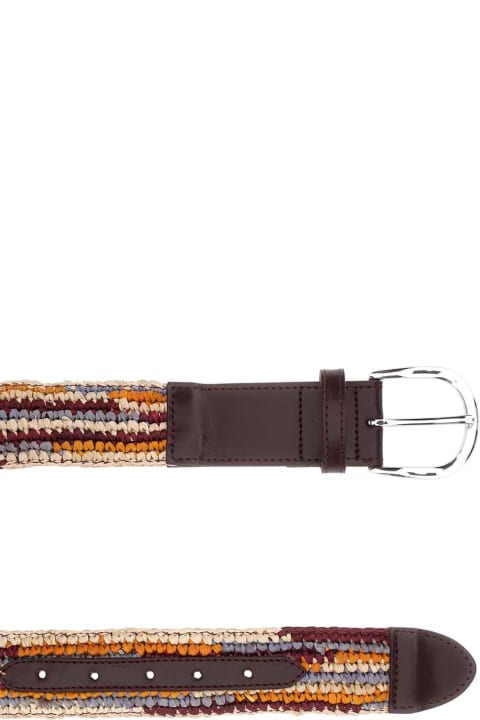 Accessories Sale for Women Isabel Marant Multicolor Raffia Raf Belt
