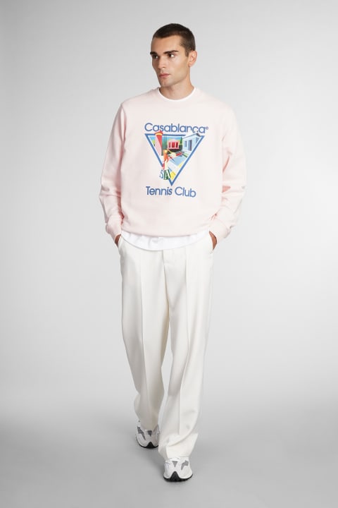 Casablanca for Men Casablanca Sweatshirt In Rose-pink Cotton
