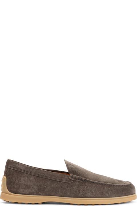 Tod's for Kids Tod's Suede Leather Loafers