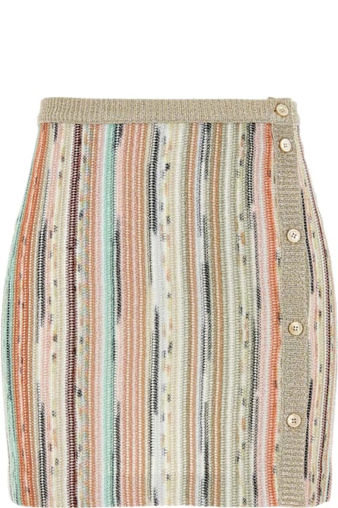 Missoni Skirts for Women Missoni Embroidered Viscose Blend Mini Skirt