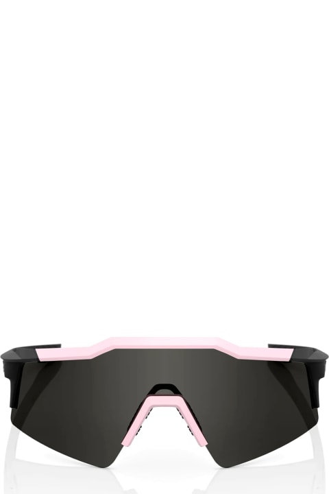 100% نظارات لـ السيدات 100% Speedcraft Sl - Soft Tact Desert Pink / Smoke Lens Sunglasses