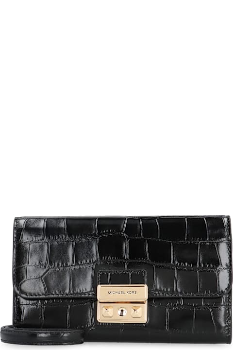 MICHAEL Michael Kors Shoulder Bags for Women MICHAEL Michael Kors Tribeca Leather Wallet On Chain