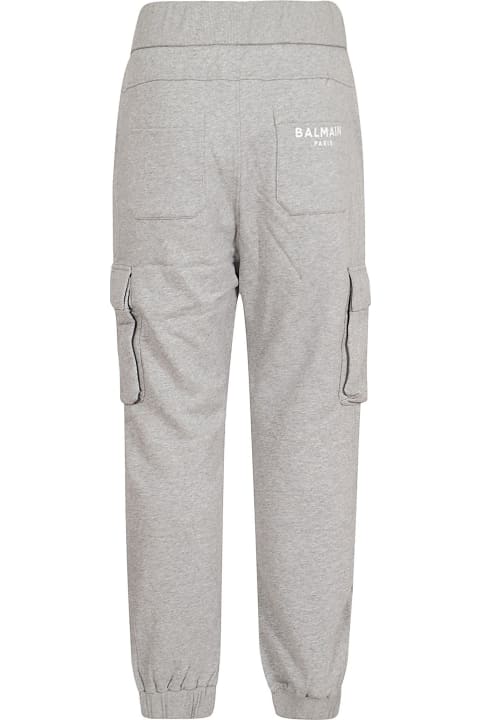Balmain Clothing for Men Balmain Print Cargo Sweatpants