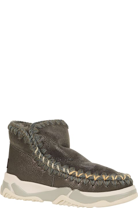 Mou Sneakers for Women Mou Eskimo Trainer Overstitching