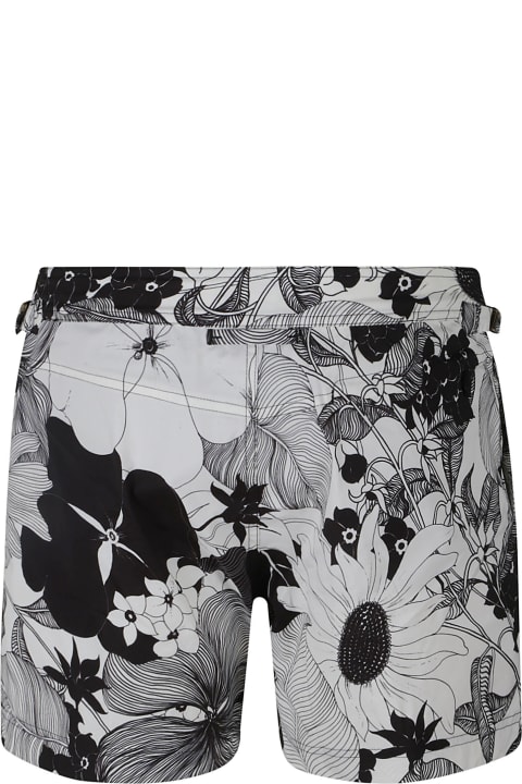 メンズ Tom Fordのウェア Tom Ford Allover Floral Print Swim Shorts