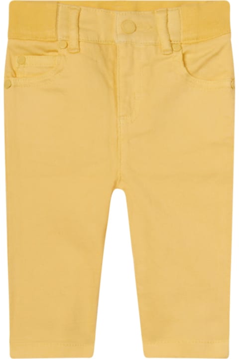 Bottoms for Baby Boys Stella McCartney Kids Straight Jeans With Embroidery