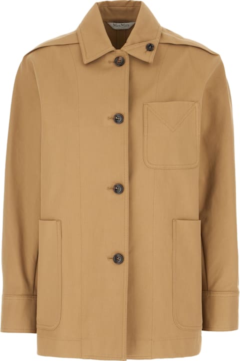 Max Mara for Women Max Mara Brown Cotton Jacket