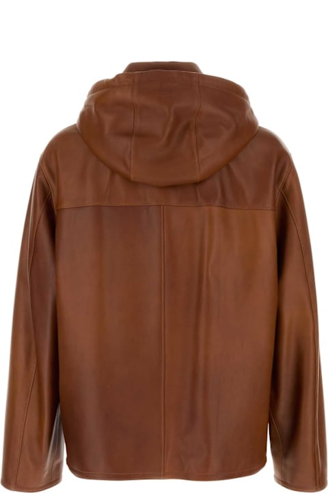 Loewe for Men Loewe Caramel Nappa Leather Jacket