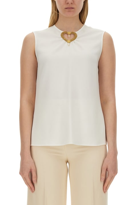 Homeware Moschino Blouse With Heart Applique