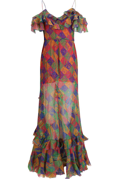 Homeware Etro Long Silk Dress