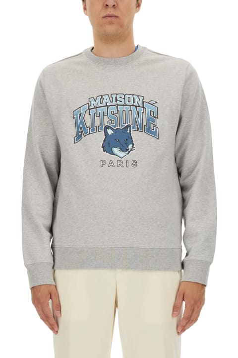 インテリア Maison Kitsuné Sweatshirt With Logo Print