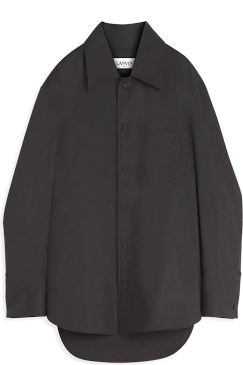 آخر صيحات الموضة من القسم الرجالي Lanvin Lanvin Shirts Black