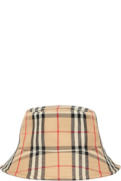 Mh 2 Panel Hat - Burberry - Beige - Cotton