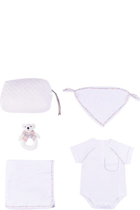 Burberry Accessories & Gifts for Baby Boys Burberry Body, Bib, Blanket And Teddy Bear