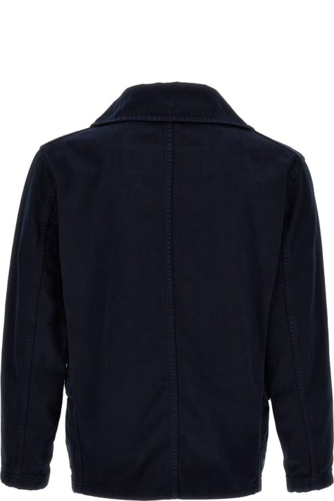 Fay Clothing for Men Fay Archive Blue Peacoat