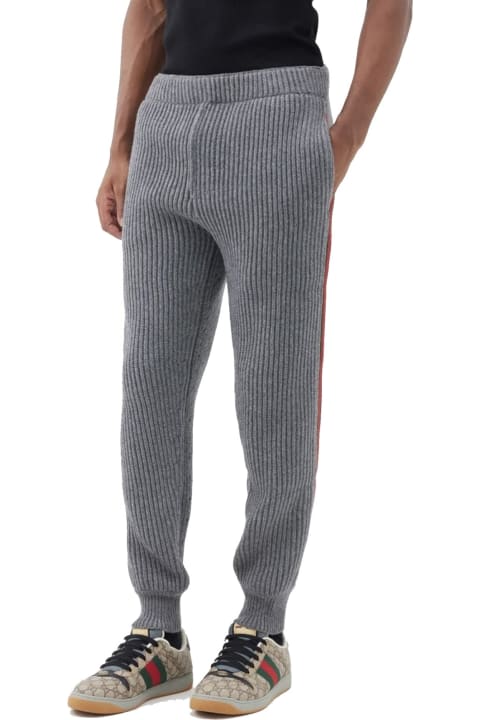 Fleeces & Tracksuits for Men Gucci Wool Cashmere Pants