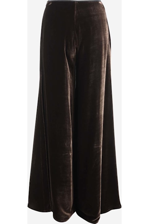 Stephan Janson for Women Stephan Janson Velvet Flared Pants