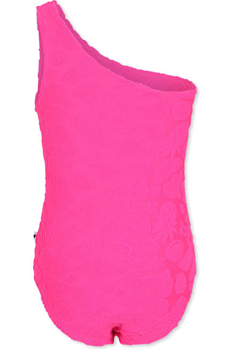 Homeware Molo Fuchsia Swimsuit For Girl With Fruit