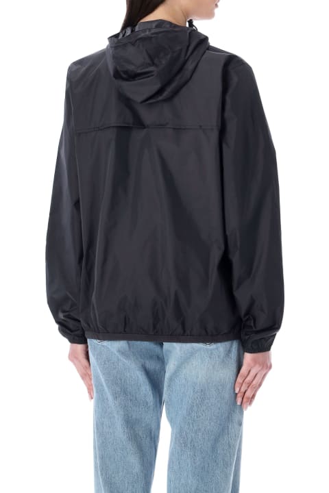 Comme des Garçons Play Coats & Jackets for Men Comme des Garçons Play Bicolor Waterproof Zip Jacket With Hood