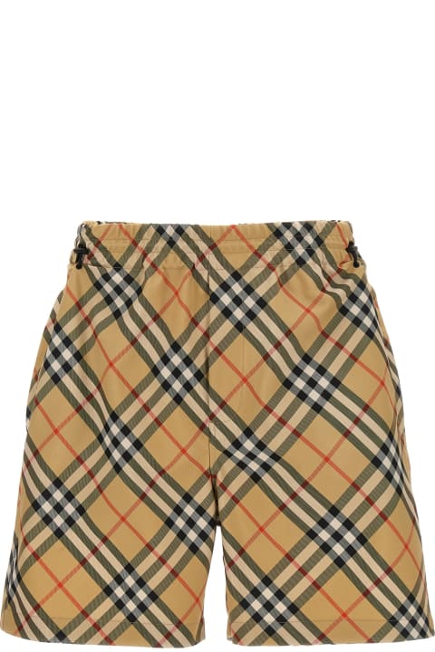Pants for Men Burberry Check Bermuda Shorts