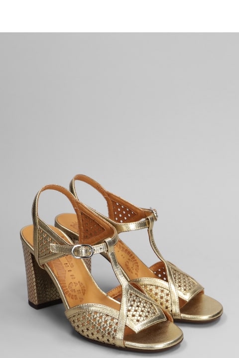 Chie Mihara Shoes for Women Chie Mihara Bessy Sandals In Gold Leather