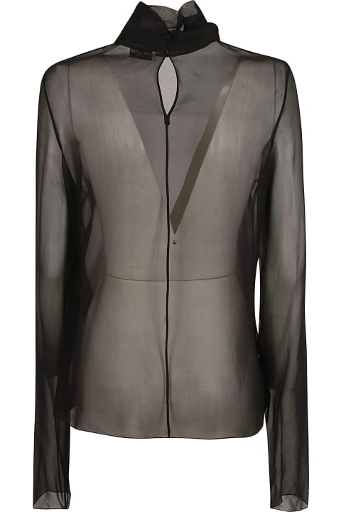 Saint Laurent Topwear for Women Saint Laurent See-through Blouse