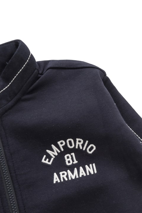 Topwear for Baby Boys Emporio Armani Zip Sweatshirt