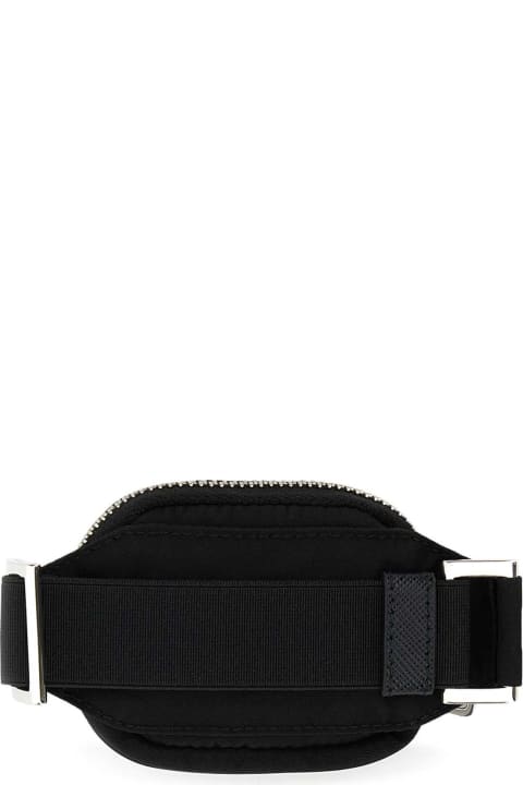 メンズ キーリング Prada Black Nylon Cuff