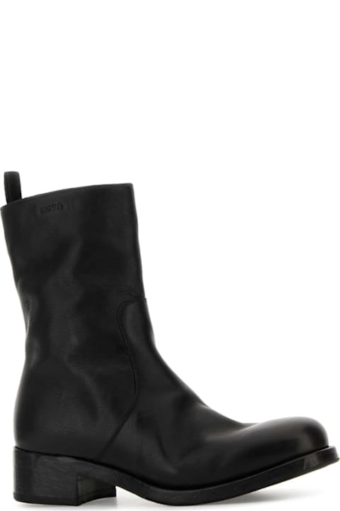 Homeware Prada Black Leather Boots