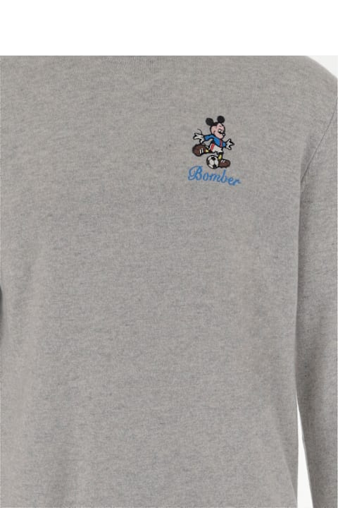 MC2 Saint Barth for Men MC2 Saint Barth Wool Blend Pullover With Mickey Mouse