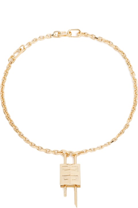 Givenchy Jewelry for Women Givenchy Lock Necklace With 4g Padlock