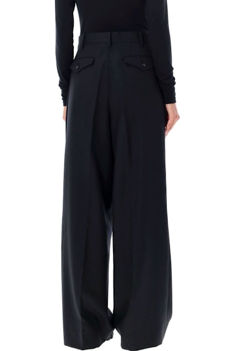 Junya Watanabe Pants & Shorts for Women Junya Watanabe Pleated Straight-leg Trousers