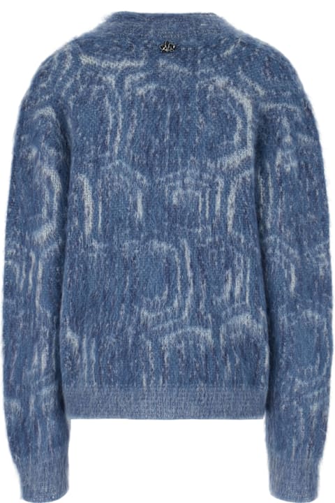 Genny Clothing for Women Genny Multicolor Mohair Blend Oversize Sweater