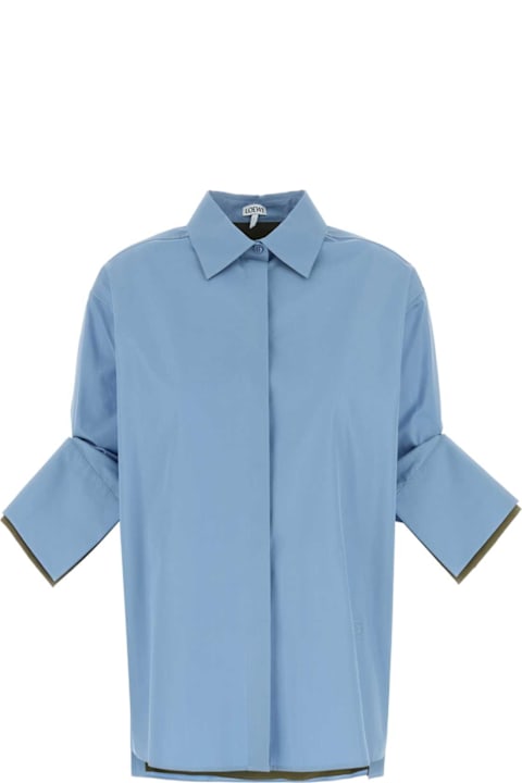 Loewe for Women Loewe Light-blue Oxford Shirt