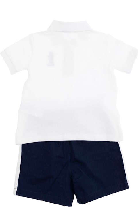 خصم على رُضع بنات Polo Ralph Lauren Multicolor Set With Logo Print On The Front In Cotton Baby