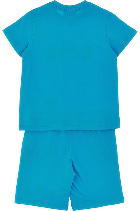 Moschino Bodysuits & Sets for Baby Boys Moschino 'teddy' T-shirt + Bermuda Suits
