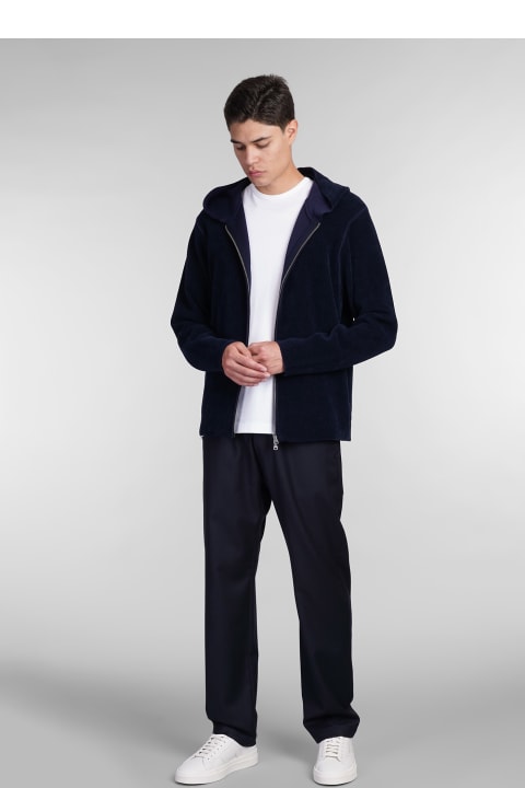 Barena Fleeces & Tracksuits for Men Barena Relo Sweatshirt In Blue Cotton